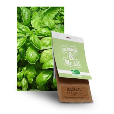 graine basilic bio - Dr. Jonquille & Mr. Ail