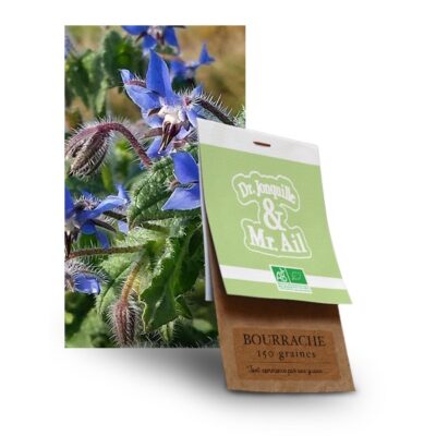 graine bourrache bio - Dr. Jonquille & Mr. Ail