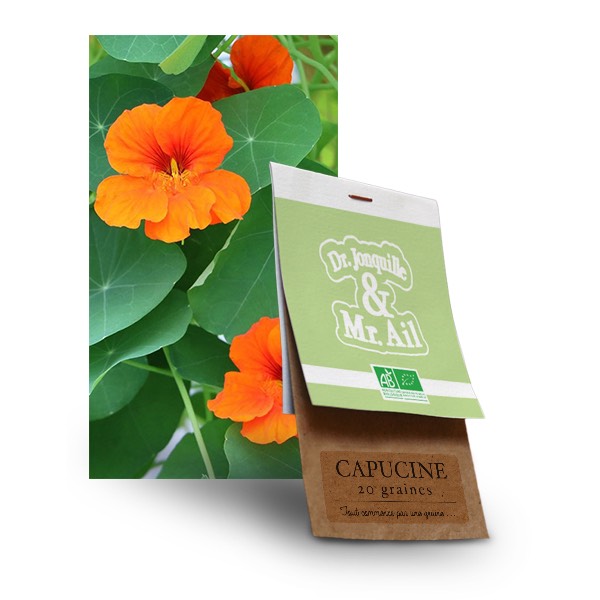 graine capucine bio - Dr. Jonquille & Mr. Ail