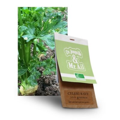graine céleri rave bio - Dr. Jonquille & Mr. Ail