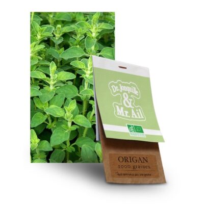 graine origan bio - Dr. Jonquille & Mr. Ail