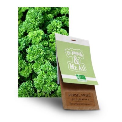 graine de persil frisé bio - Dr. Jonquille & Mr. Ail
