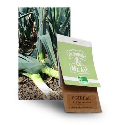 graine de poireau bio - Dr. Jonquille & Mr. Ail