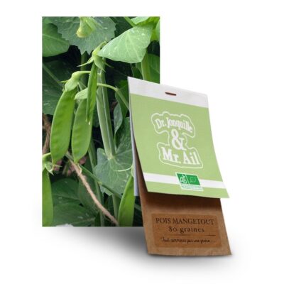 graine de pois mangetout bio - Dr. Jonquille & Mr. Ail
