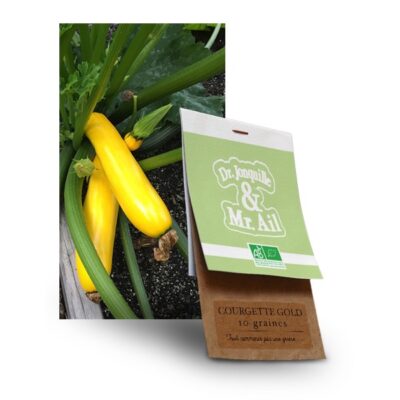 graine courgette gold bio - Dr. Jonquille & Mr. Ail