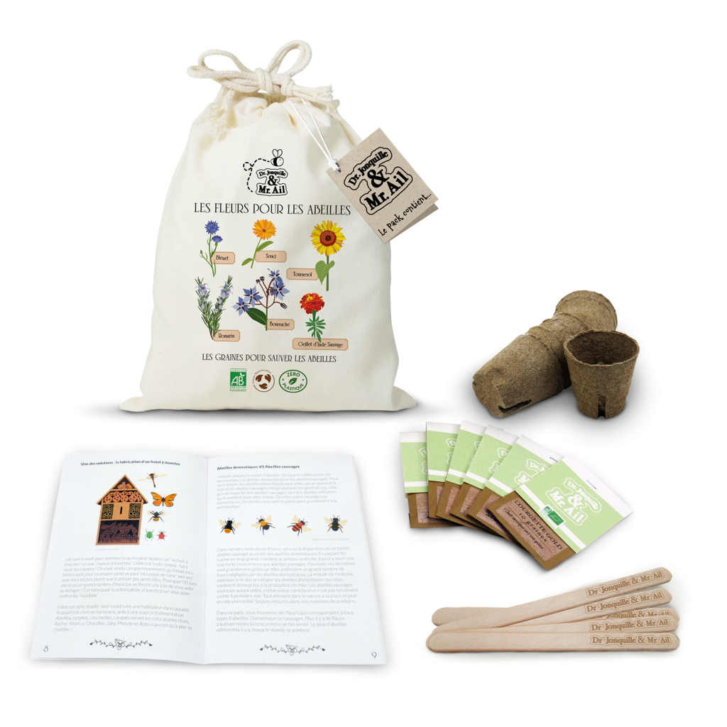 Contenu Kit de jardinage bio