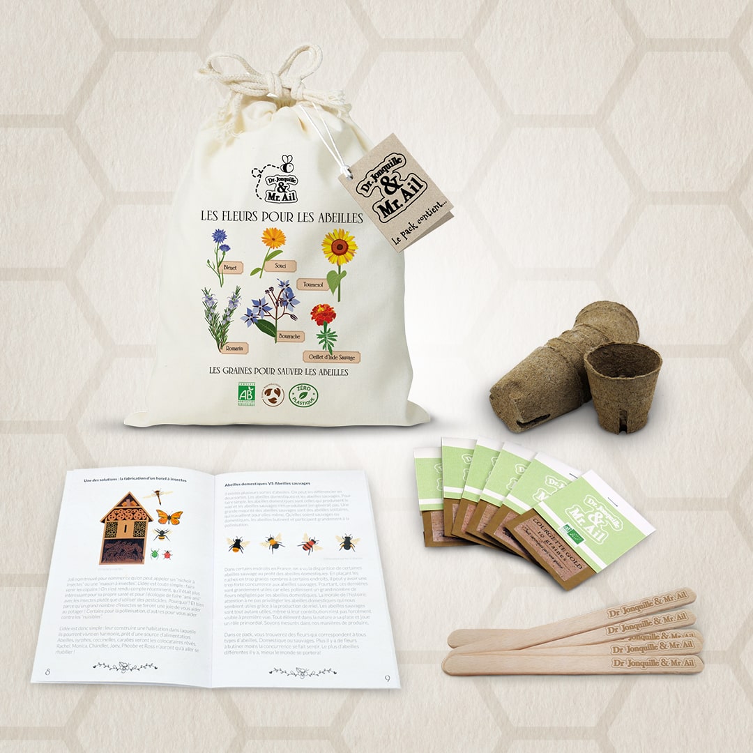 Contenu kit Les fleurs pour les abeilles Contenu kit - Les fleurs pour les abeilles