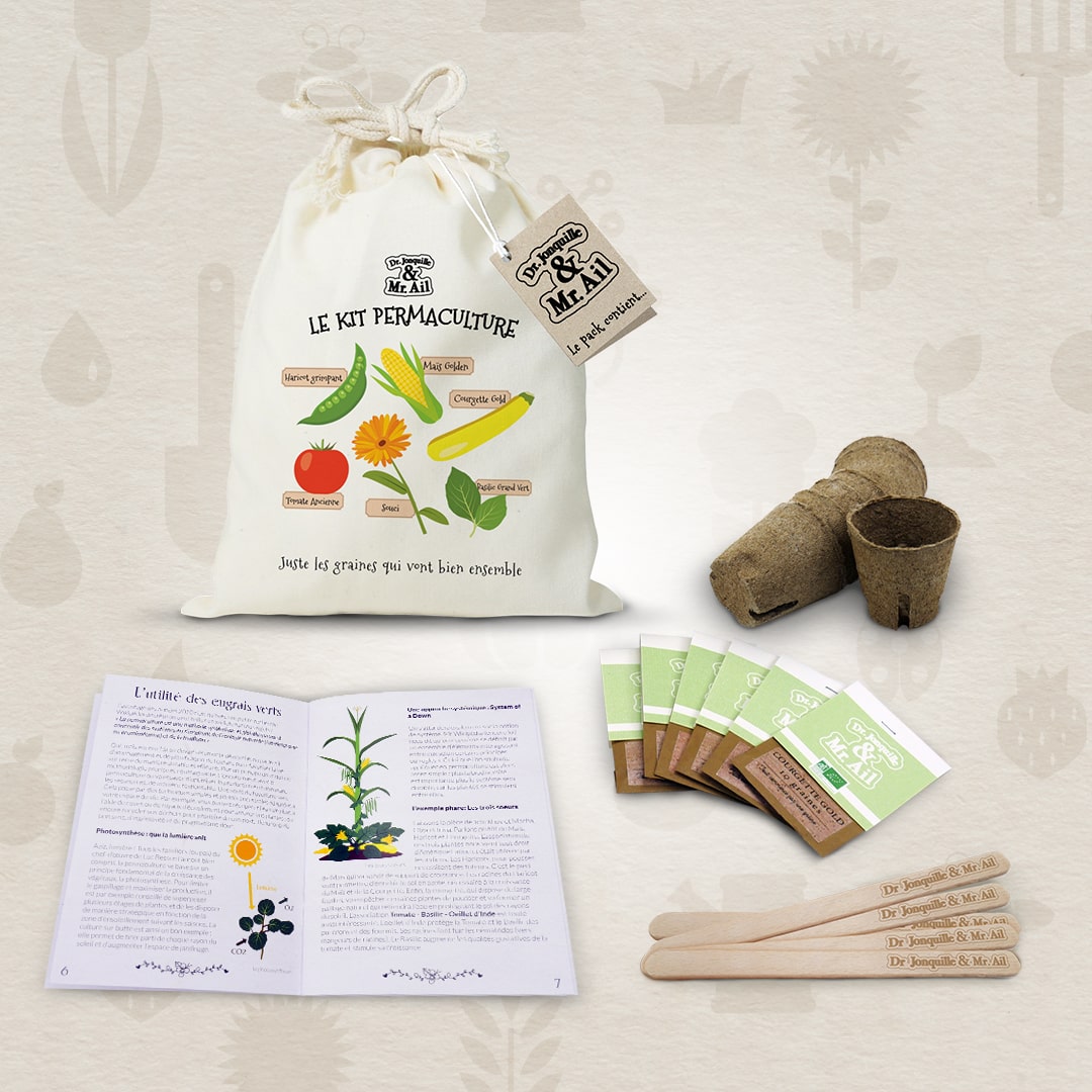 Contenu kit pour la permaculture Contenu Kit permaculture
