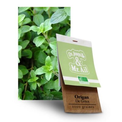 Graines Bio Origan de Grèce - Dr. Jonquille & Mr. Ail