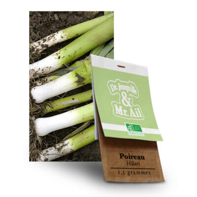 Graines Bio Poireau Hilari - Dr. Jonquille & Mr. Ail