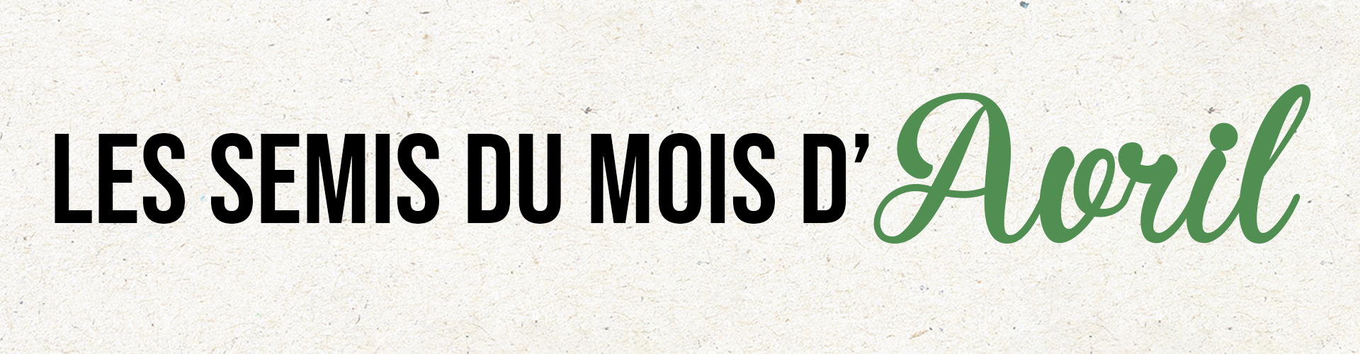 semis-avril Avril-Mai : meilleure période pour les semis