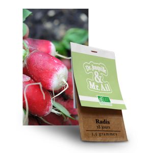 Graines bio et reproductibles - Radis de 18 jours