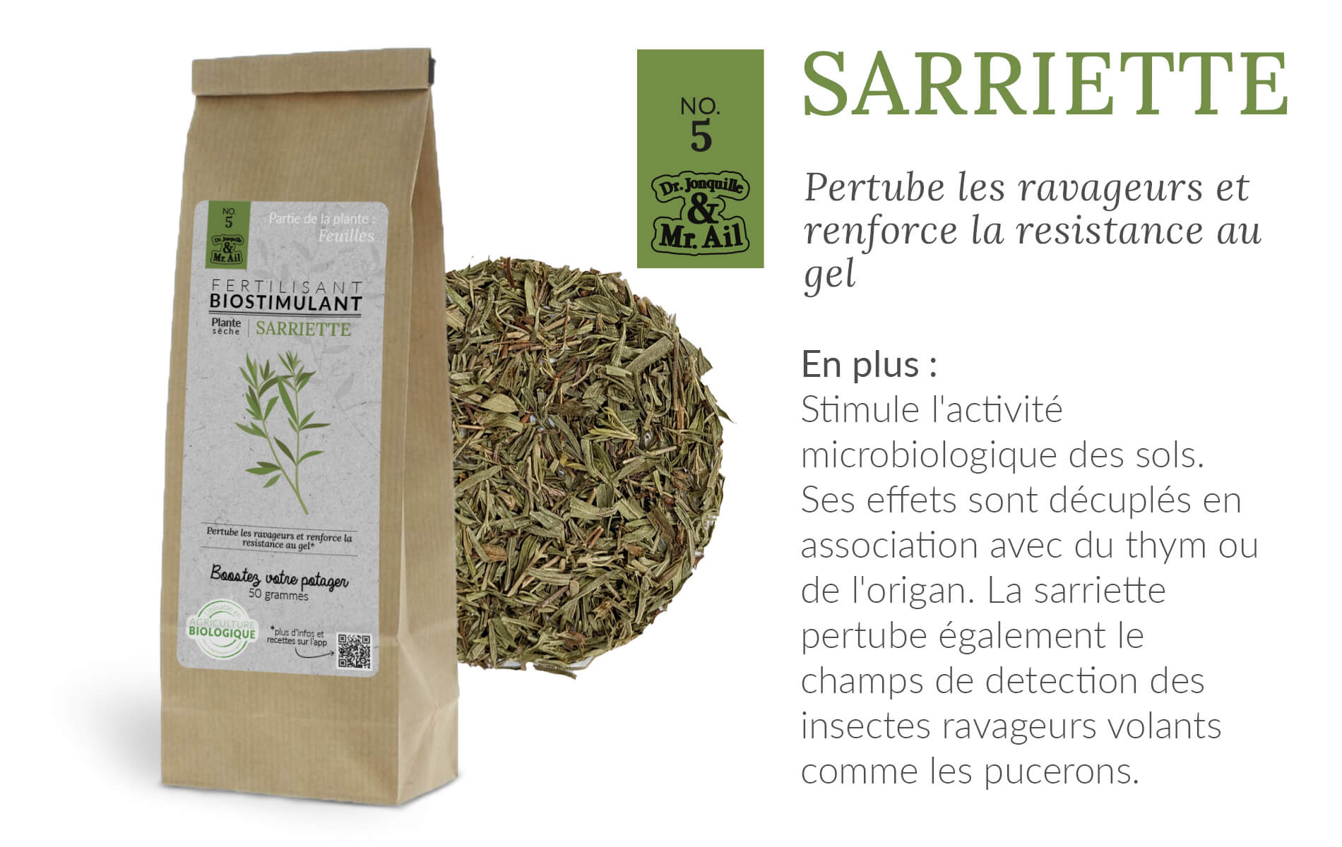 Bienfaits biostimulants - sarriette