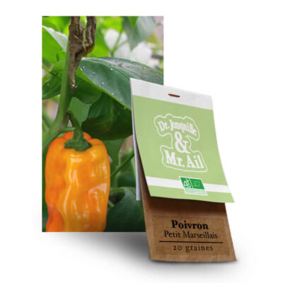 Graines bio et Reproductibles - Poivron petit Marseillais