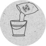 terreau-07 Verser le terreau dans un seau