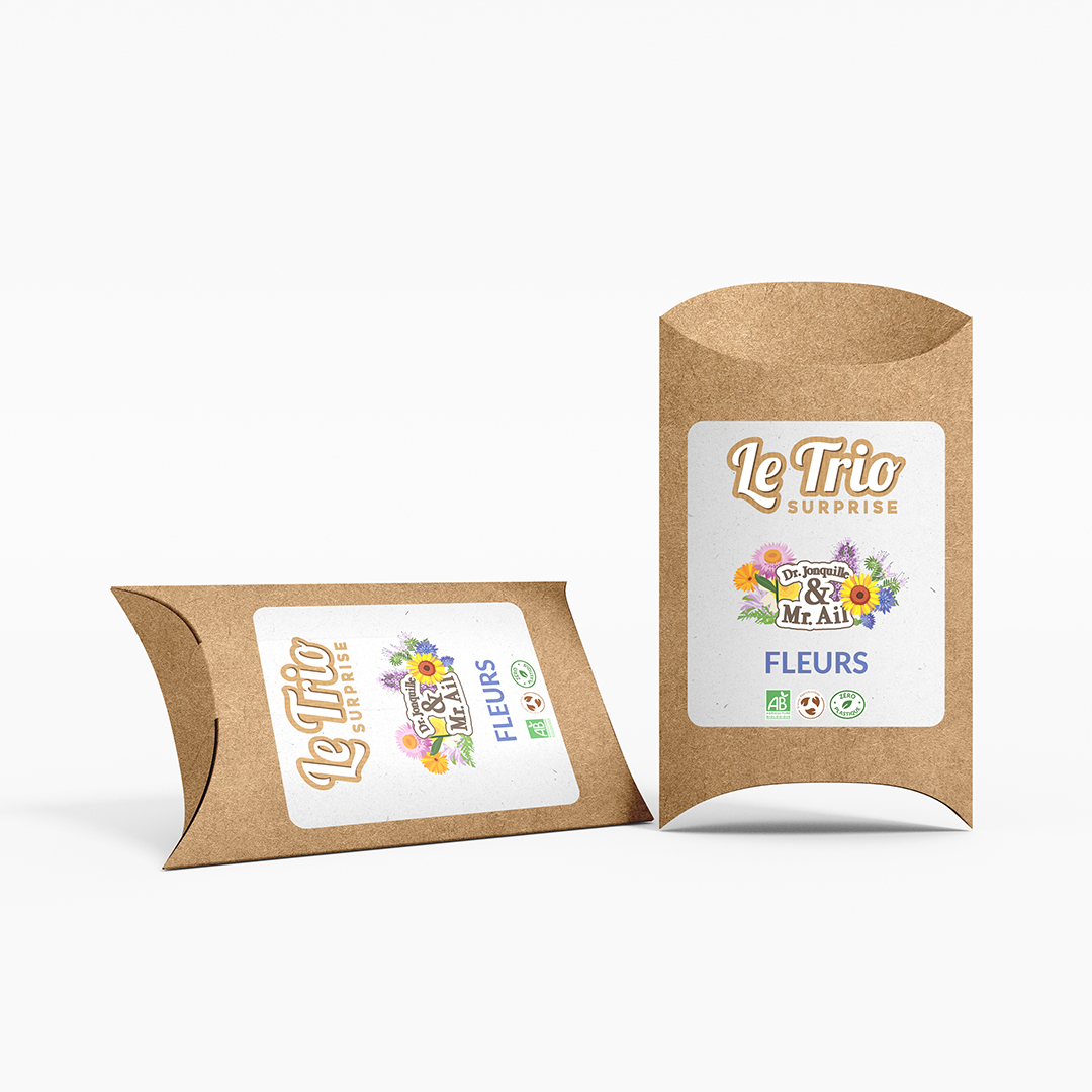 Trio - Les fleurs - Image 1 Trio surprise de fleurs - semences bio et reproductibles